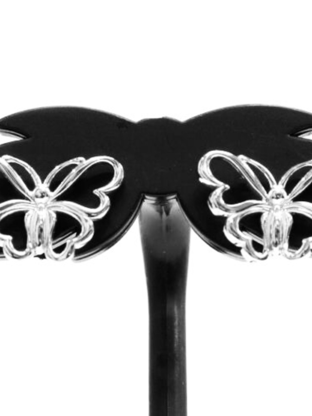 Tiffany & Co. Elsa Peretti Sterling Silver 3D Butterfly Stud Earrings